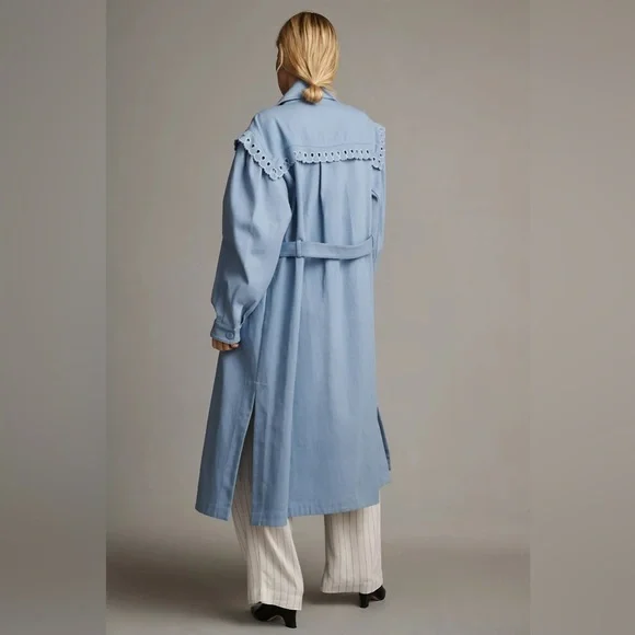 NWT Anthropologie Magali Pascal Milou Trench Coat - Picture 4 of 15